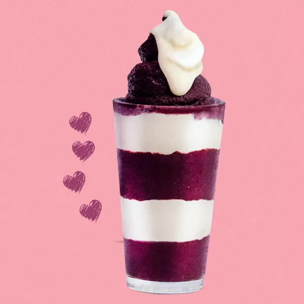 AÇAI NO COPO COM LEITE CONDENSADO